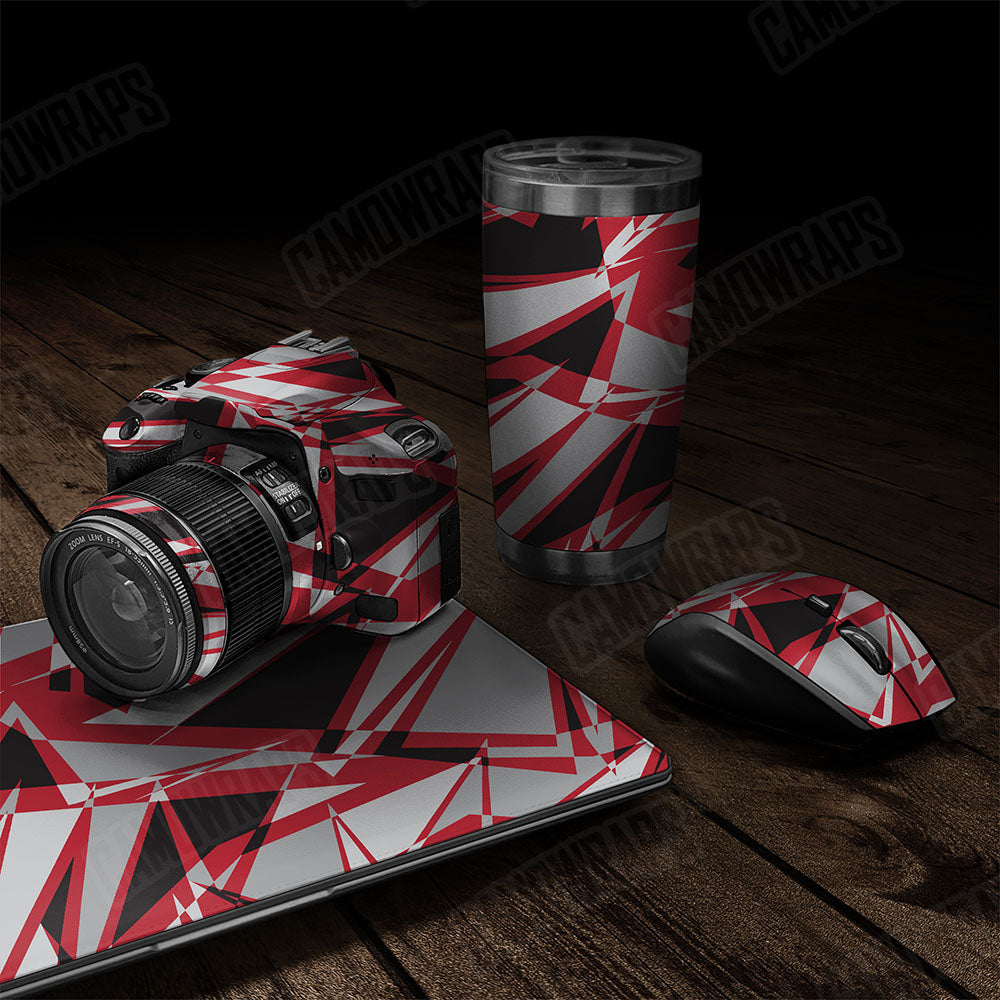 Sharp Red Tiger Gear Skin Vinyl Wrap