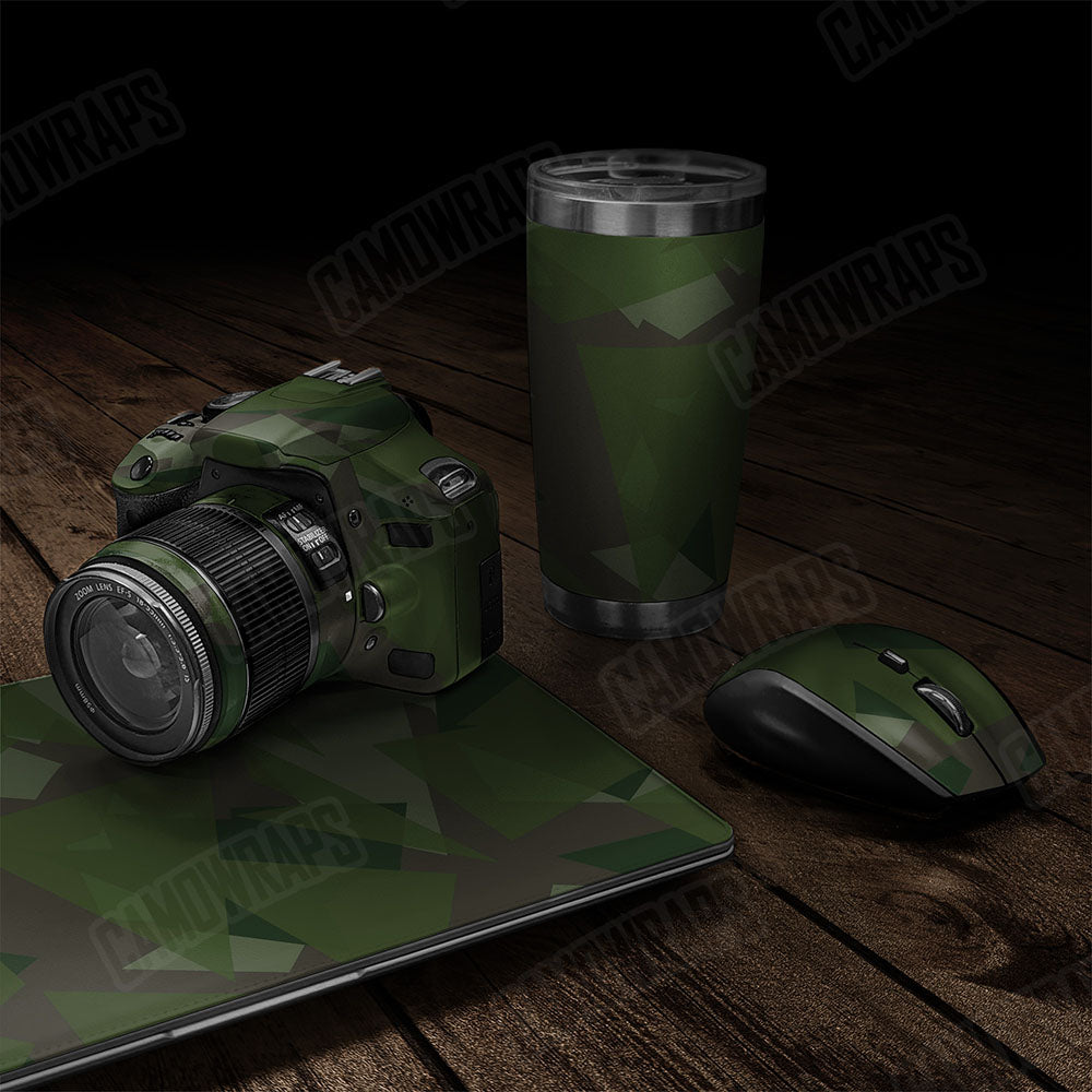 Shattered Army Dark Green Gear Skin Vinyl Wrap