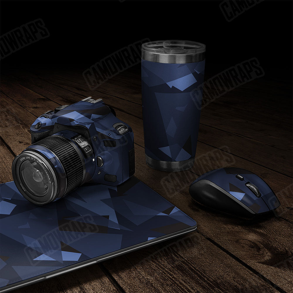 Shattered Blue Midnight Gear Skin Vinyl Wrap