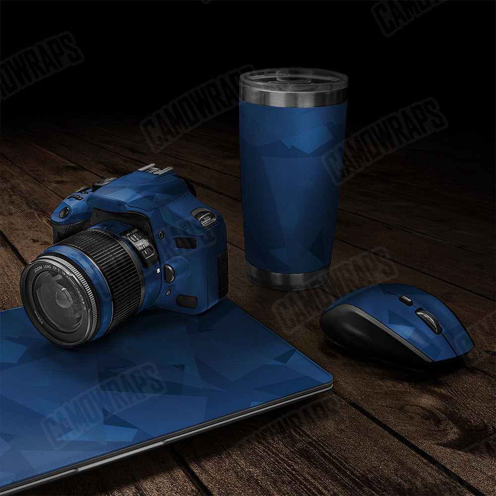 Shattered Elite Blue Gear Skin Vinyl Wrap