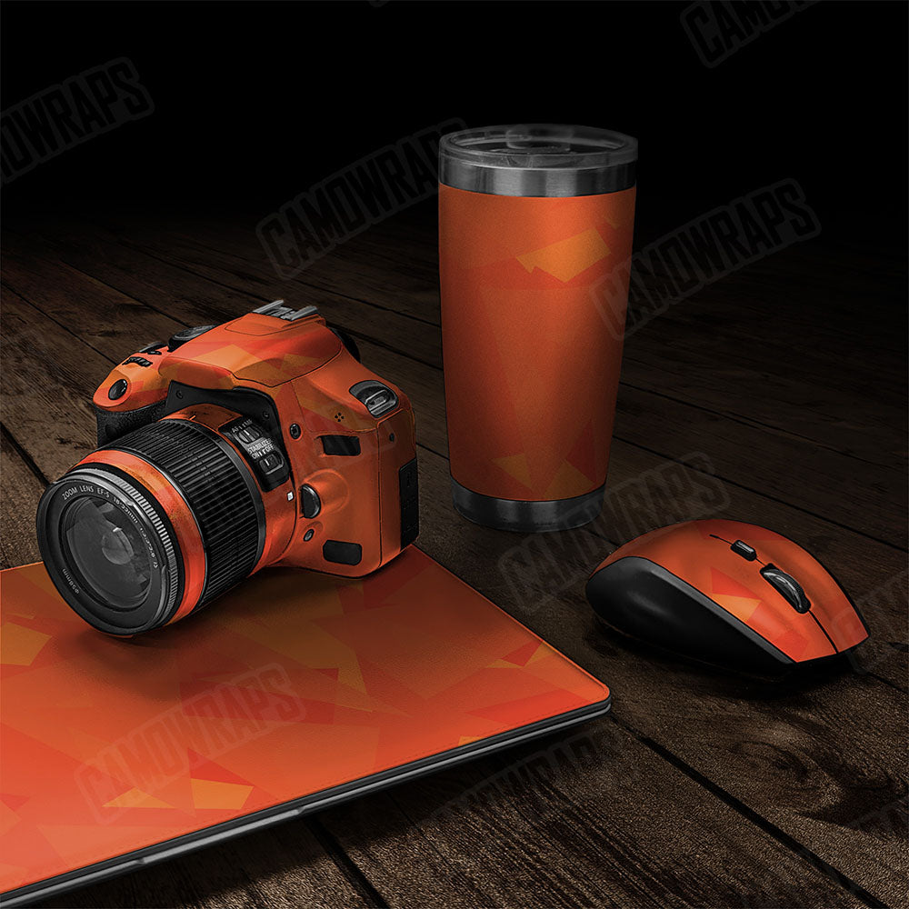 Shattered Elite Orange Gear Skin Vinyl Wrap