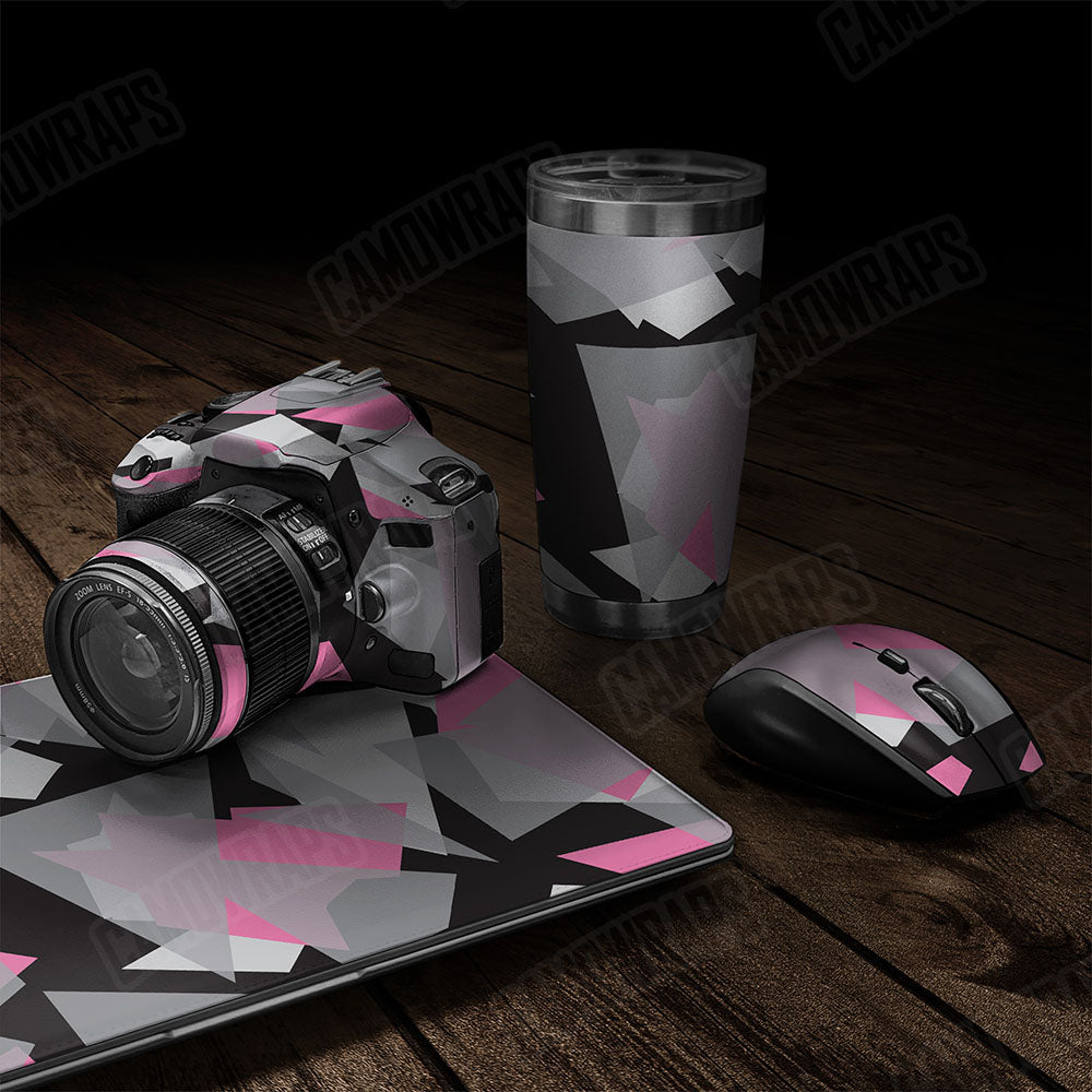 Shattered Pink Tiger Gear Skin Vinyl Wrap