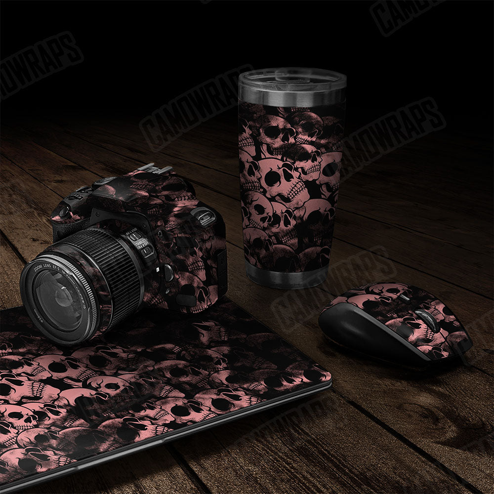 Skull Salmon Gear Skin Vinyl Wrap