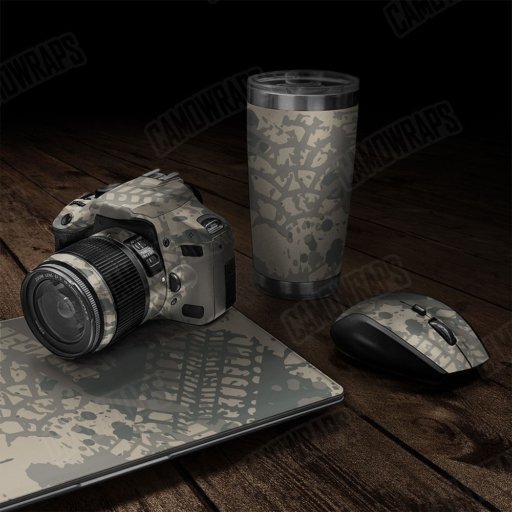 Tire Splatter Army Gear Skin Vinyl Wrap