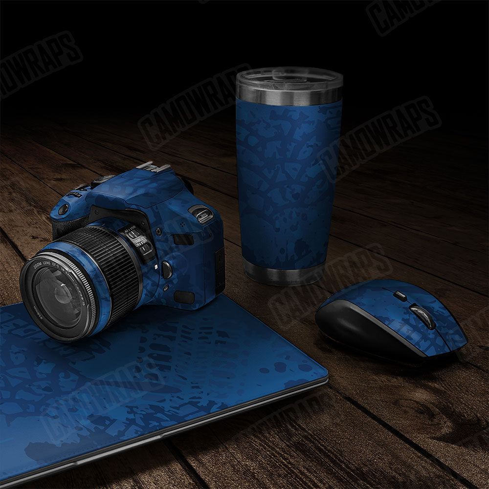 Tire Splatter Elite Blue Gear Skin Vinyl Wrap