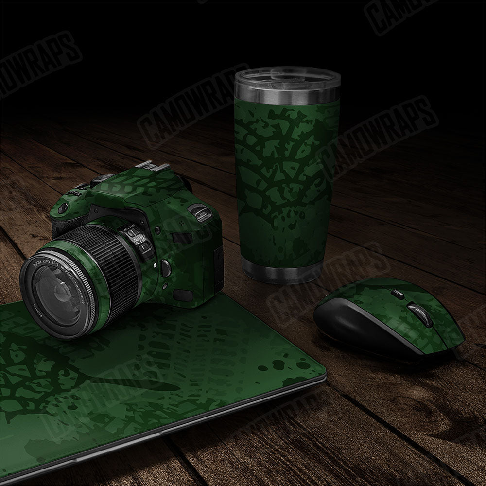 Tire Splatter Elite Green Gear Skin Vinyl Wrap