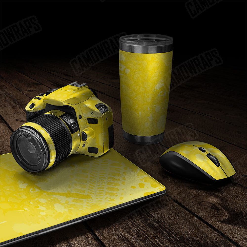 Tire Splatter Elite Yellow Gear Skin Vinyl Wrap