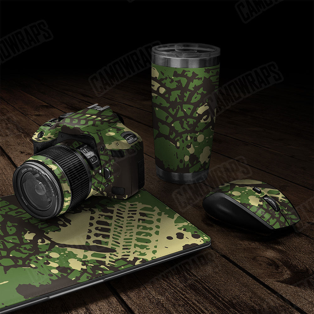 Tire Splatter Jungle Gear Skin Vinyl Wrap