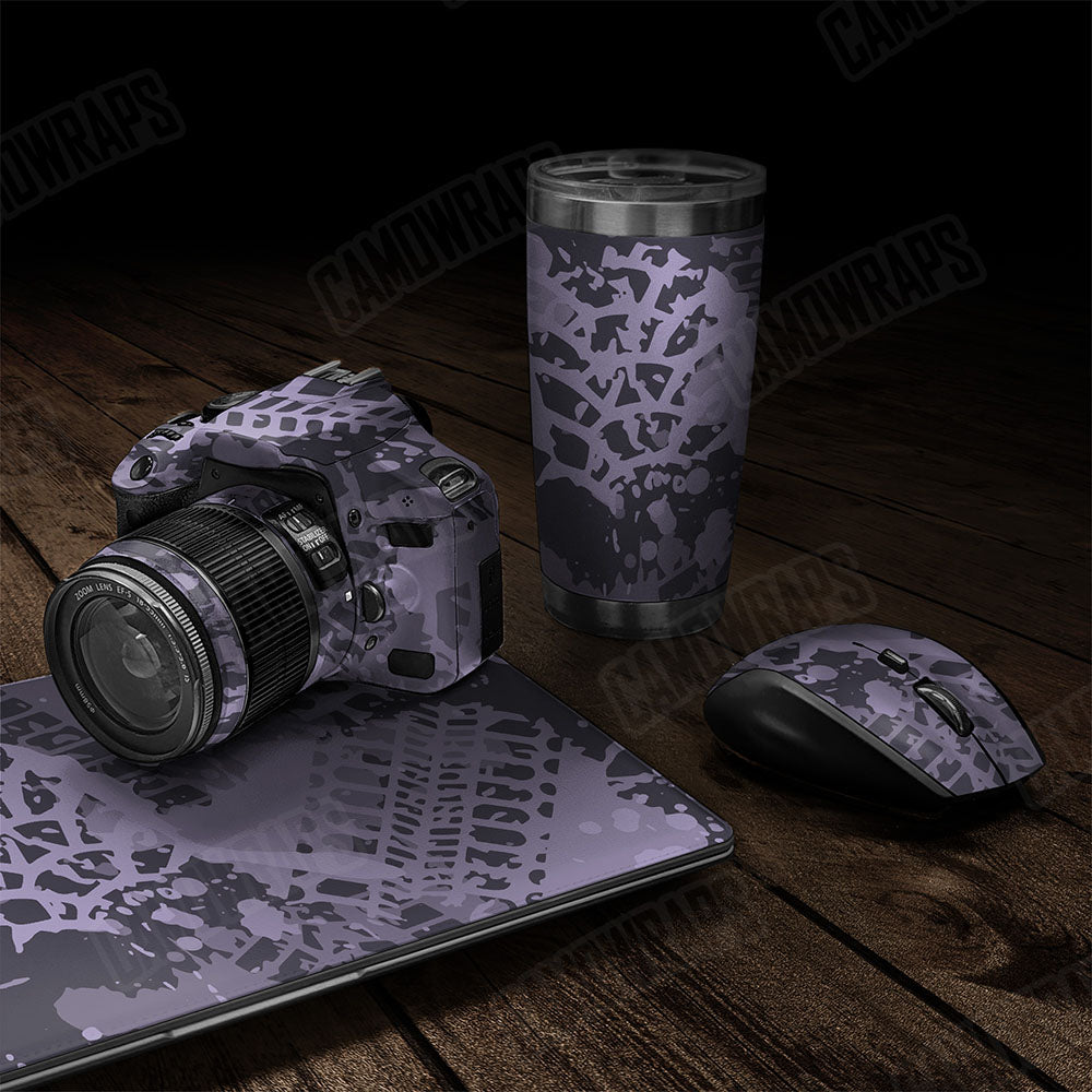 Tire Splatter Lilac Gear Skin Vinyl Wrap