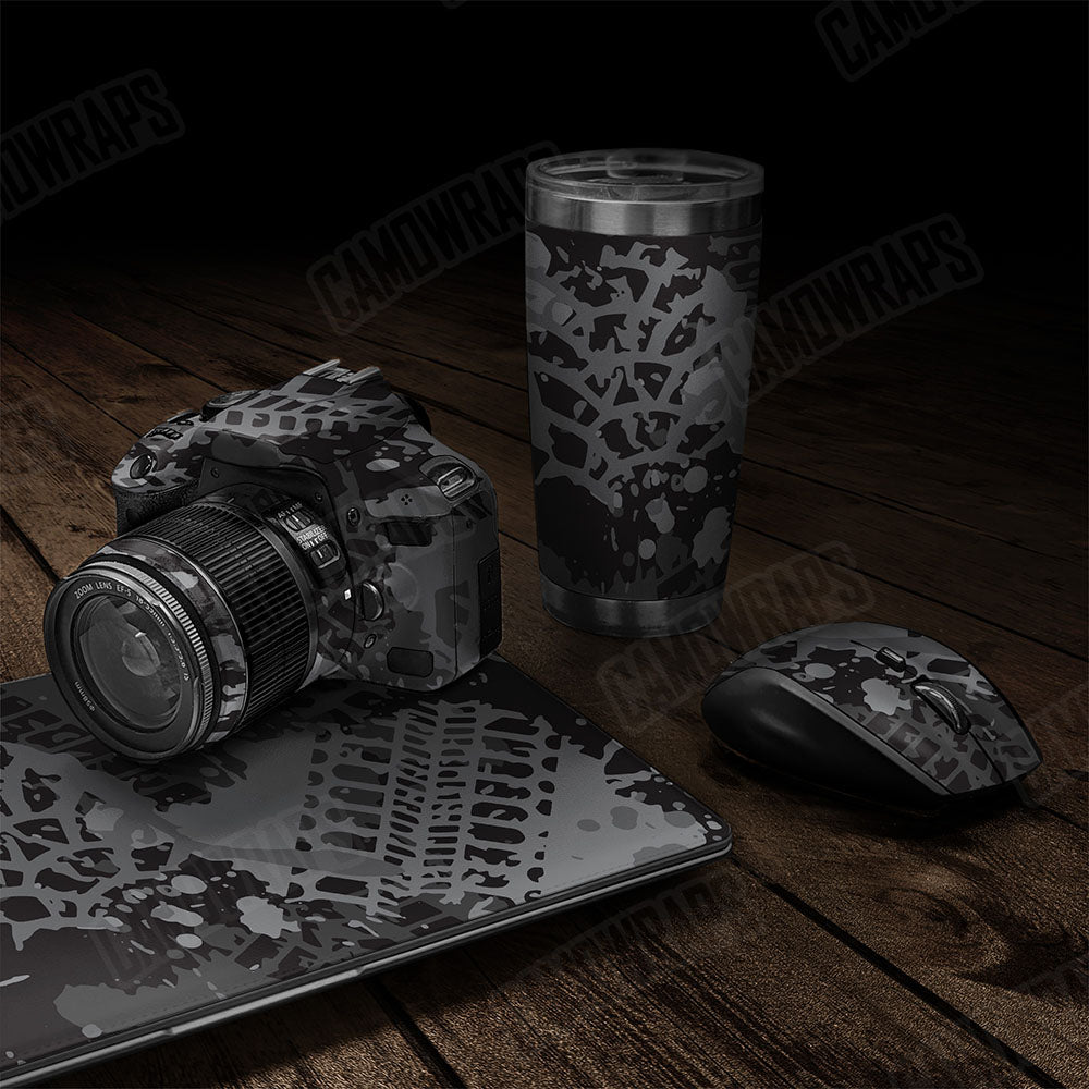 Tire Splatter Midnight Gear Skin Vinyl Wrap