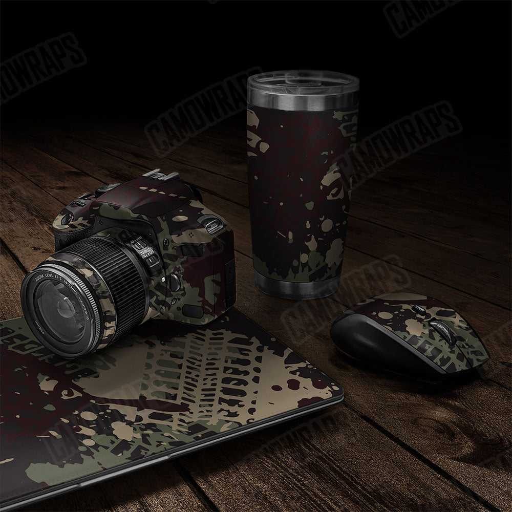 Tire Splatter Militant Blood Gear Skin Vinyl Wrap