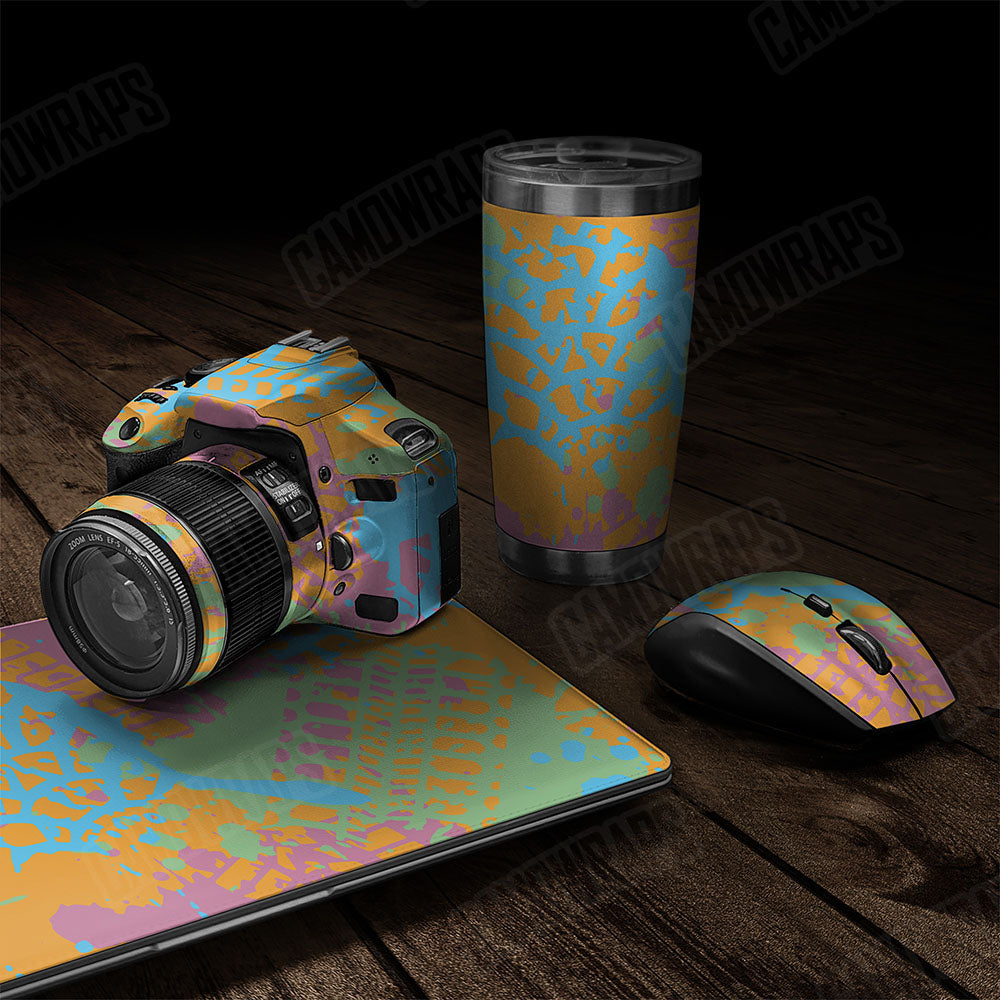 Tire Splatter Sherbert Gear Skin Vinyl Wrap
