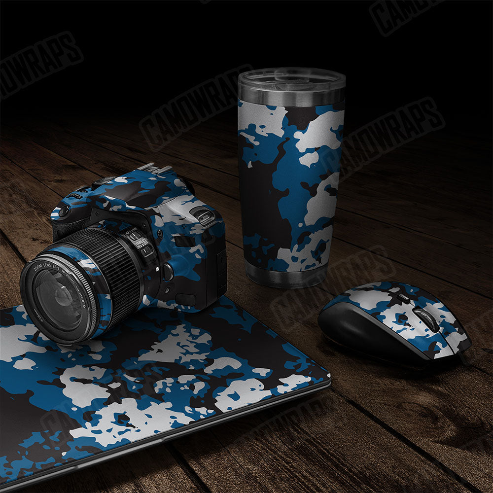 Treetop Blue Tiger Gear Skin Vinyl Wrap