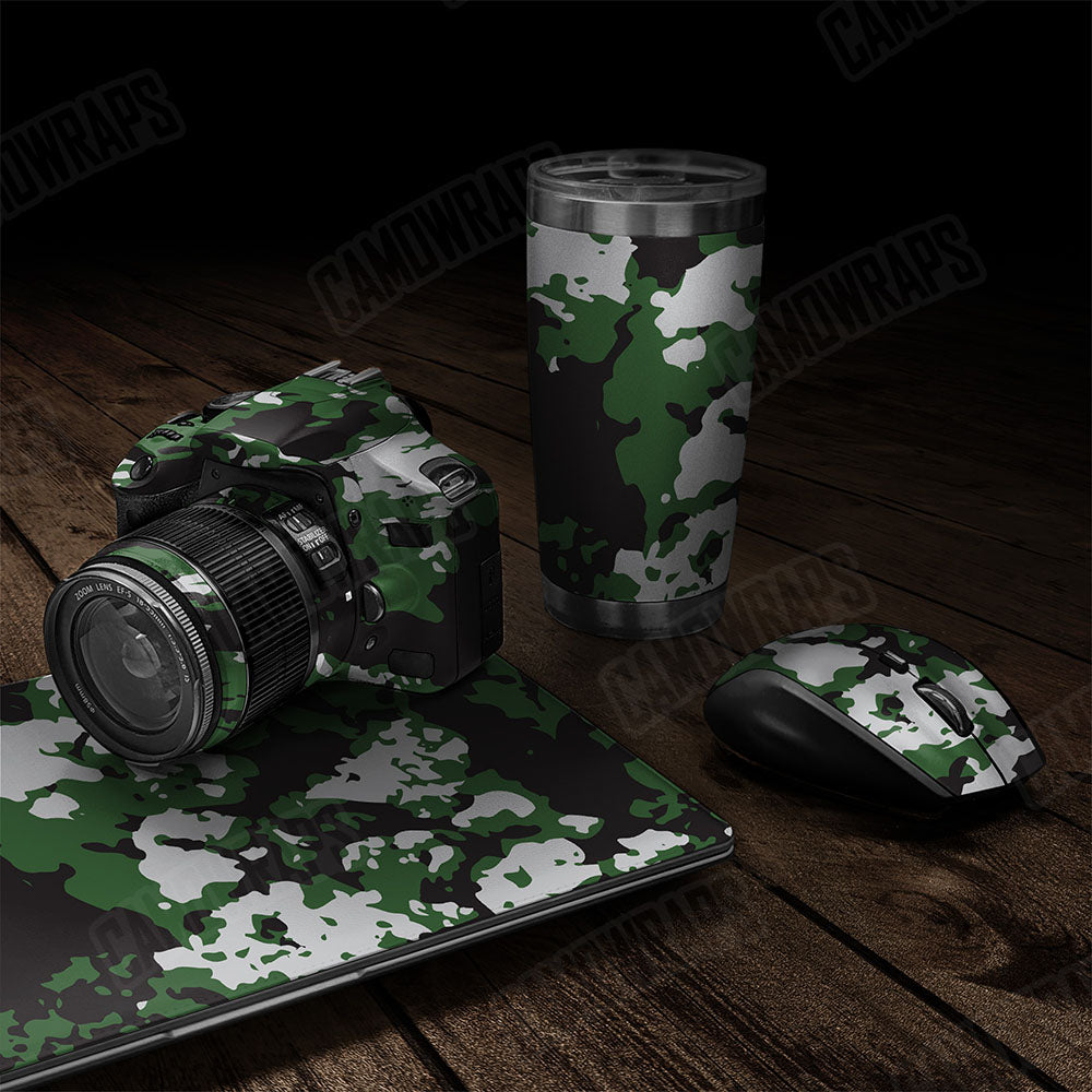 Treetop Green Tiger Gear Skin Vinyl Wrap