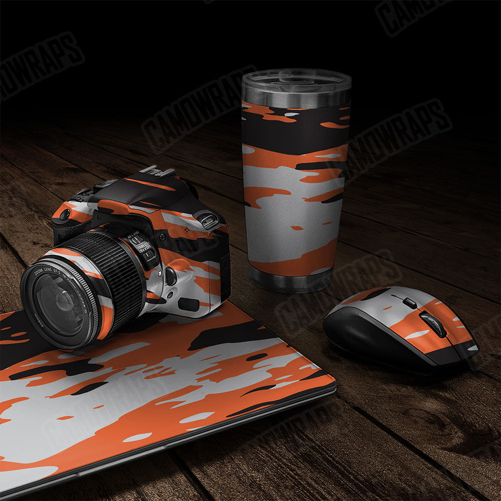 Treetop Orange Tiger Gear Skin Vinyl Wrap