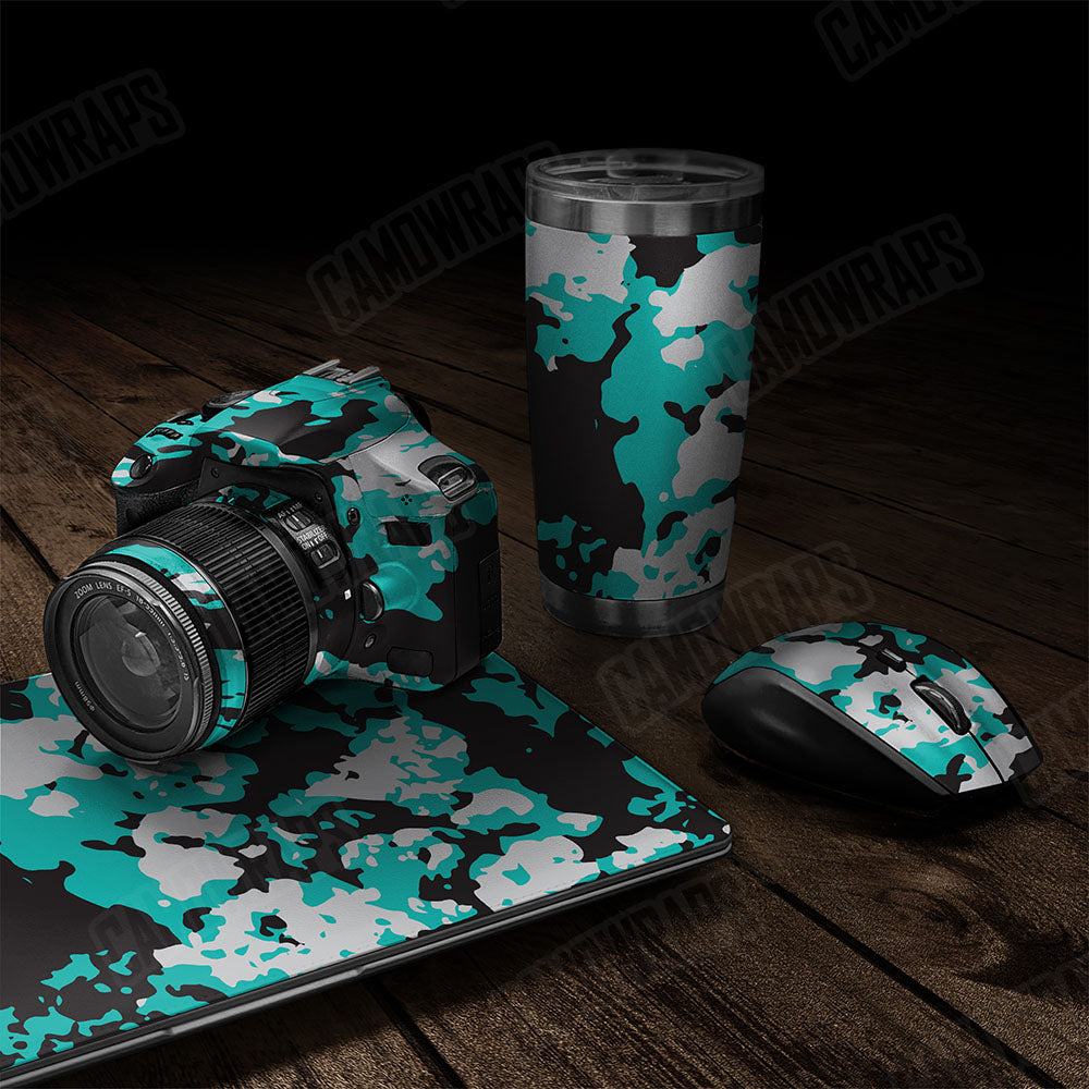 Treetop Tiffany Blue Tiger Gear Skin Vinyl Wrap