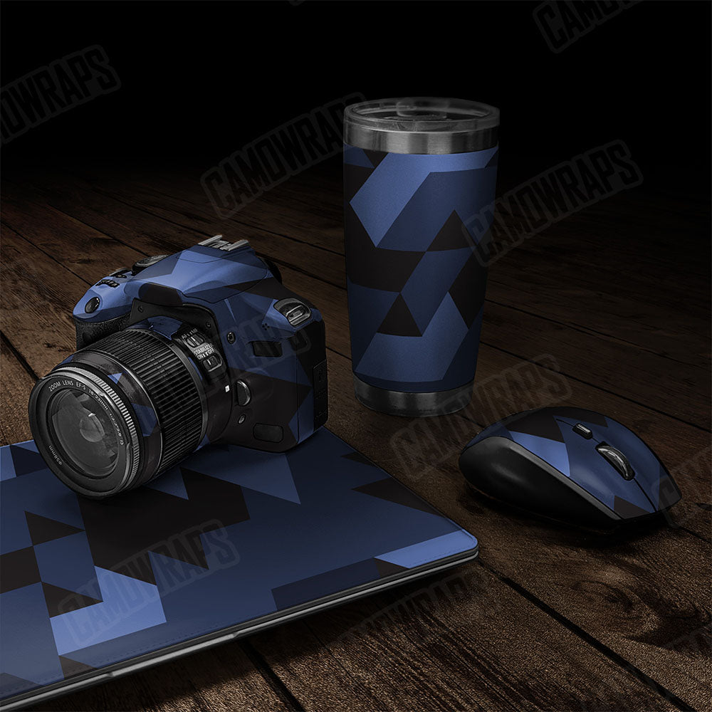 Triangle Blue Midnight Gear Skin Vinyl Wrap