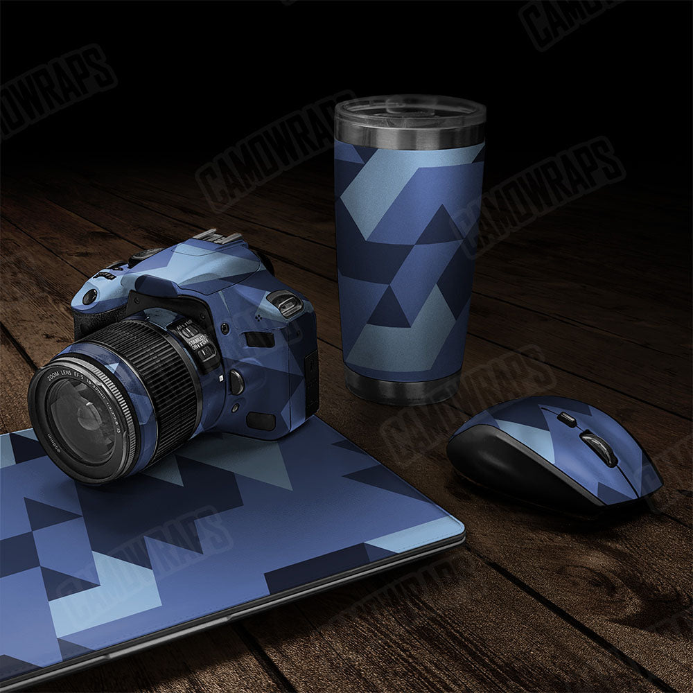 Triangle Blue Urban Night Gear Skin Vinyl Wrap