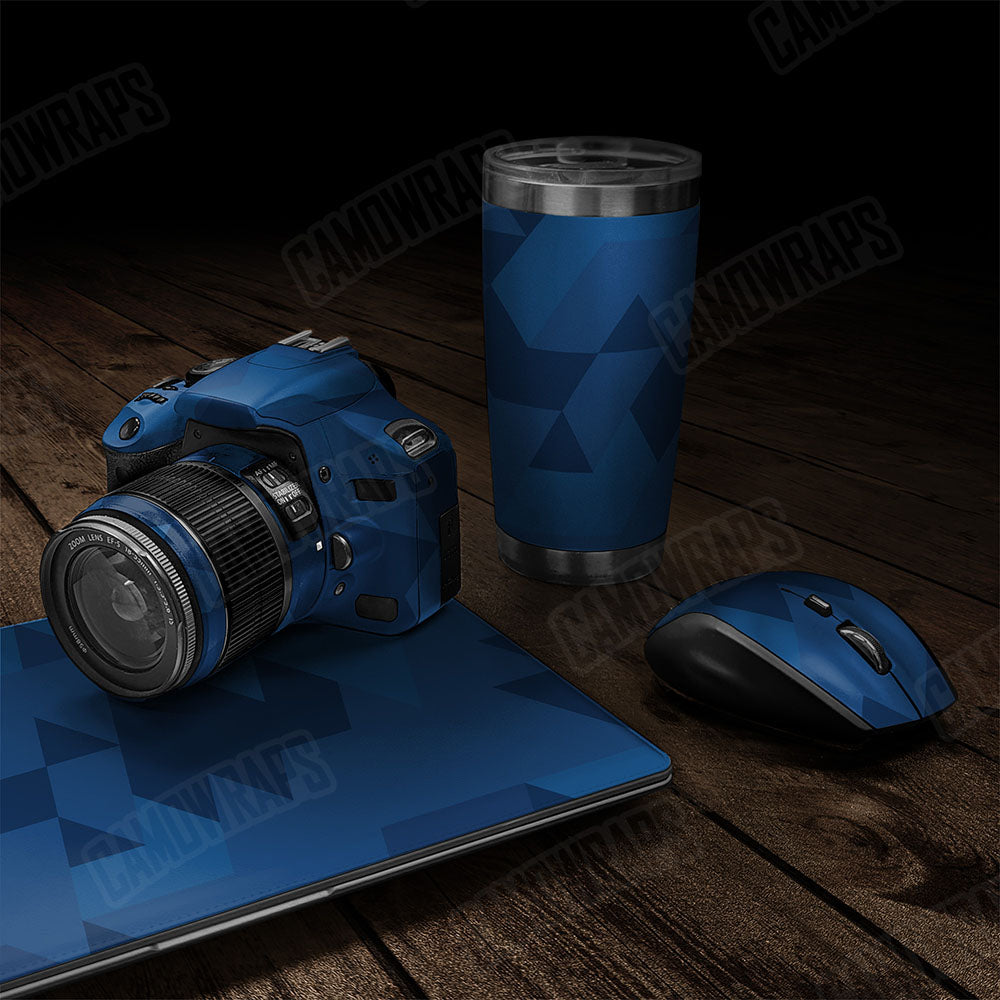 Triangle Elite Blue Gear Skin Vinyl Wrap