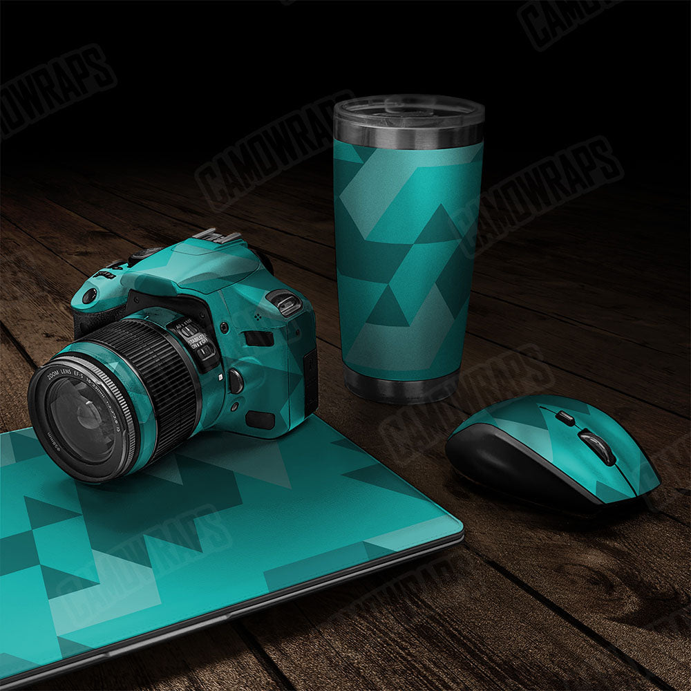 Triangle Elite Tiffany Blue Gear Skin Vinyl Wrap