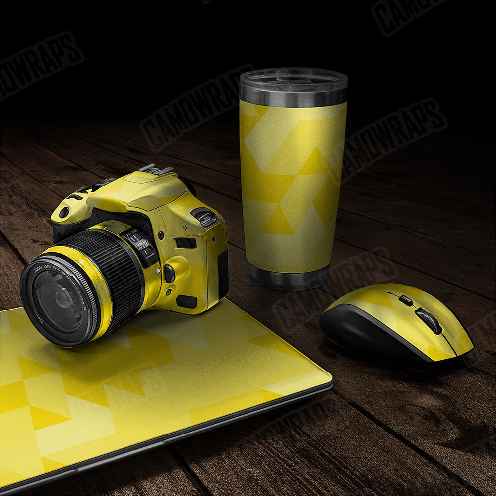 Triangle Elite Yellow Gear Skin Vinyl Wrap
