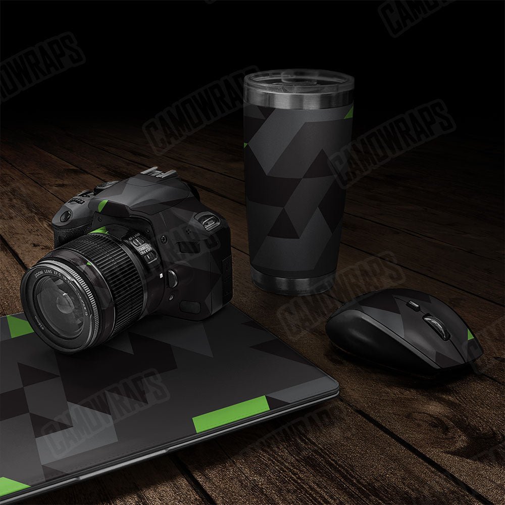 Triangle Metro Green Gear Skin Vinyl Wrap