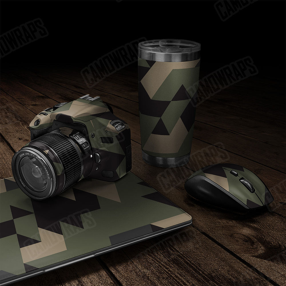 Triangle Militant Charcoal Gear Skin Vinyl Wrap