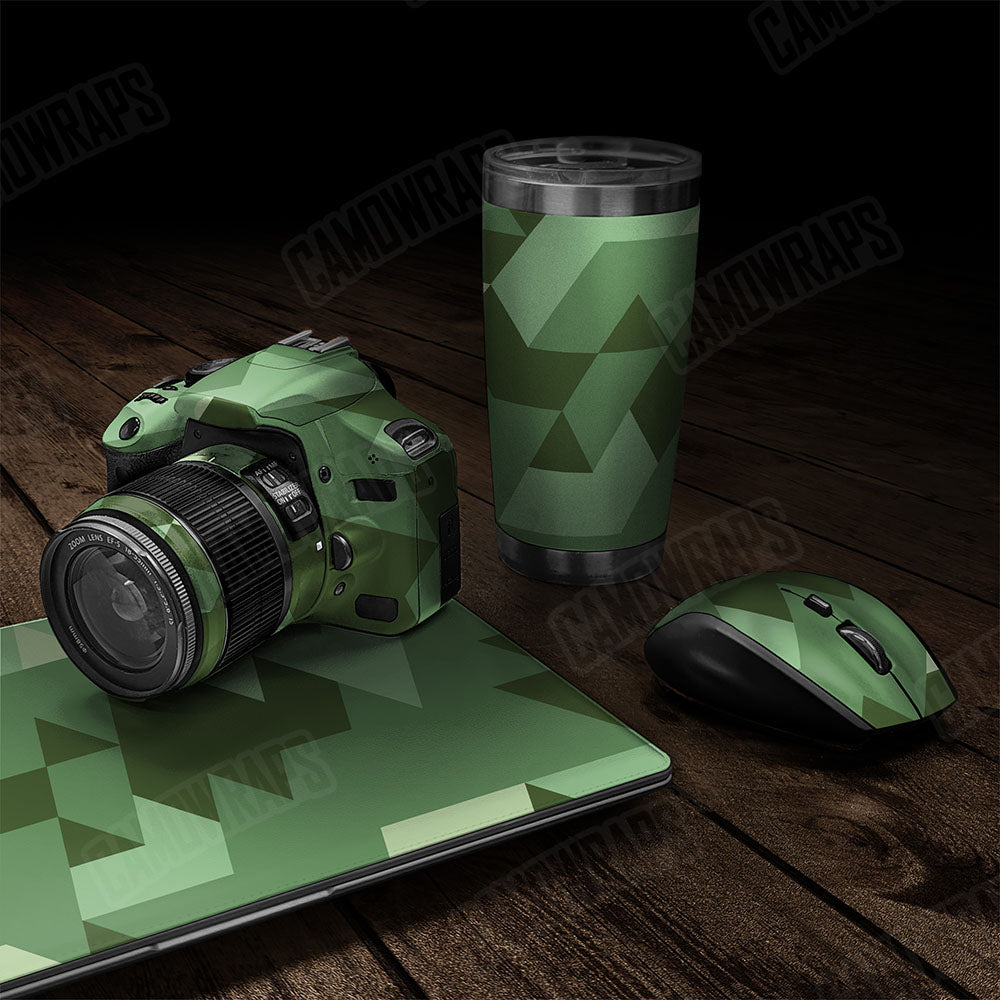 Triangle Pistachio Gear Skin Vinyl Wrap