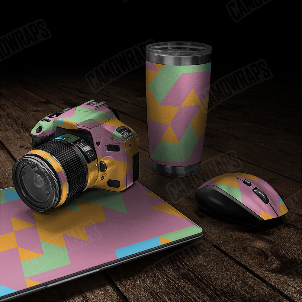 Triangle Sherbert Gear Skin Vinyl Wrap