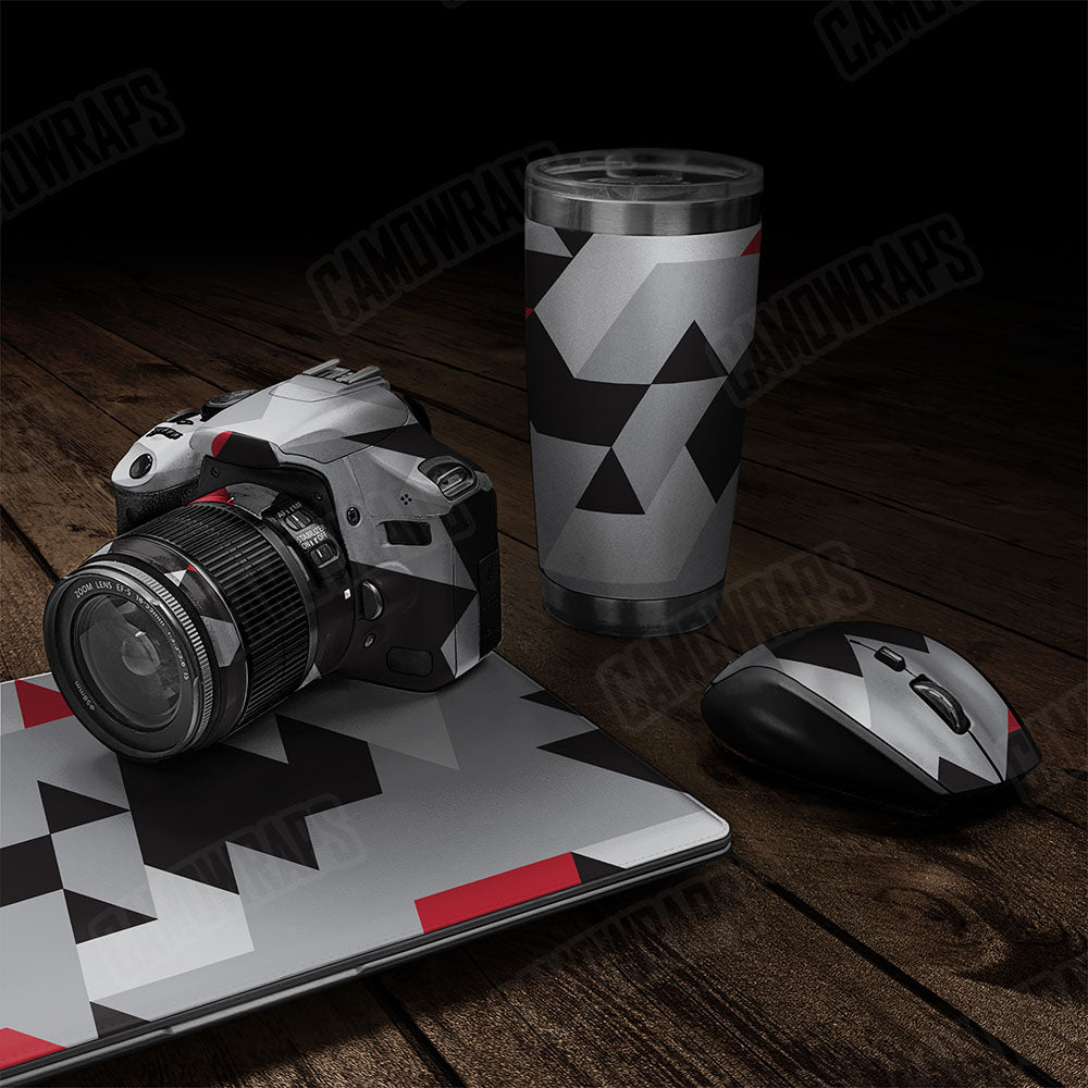 Triangle Urban Red Gear Skin Vinyl Wrap