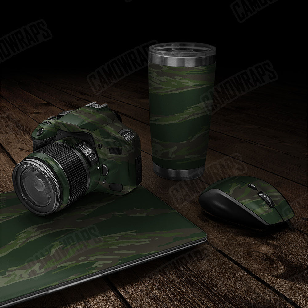 Vietnam Tiger Stripe Army Dark Green Gear Skin Vinyl Wrap