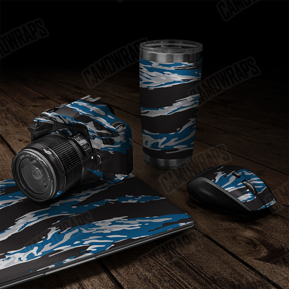 Vietnam Tiger Stripe Blue Tiger Gear Skin Vinyl Wrap