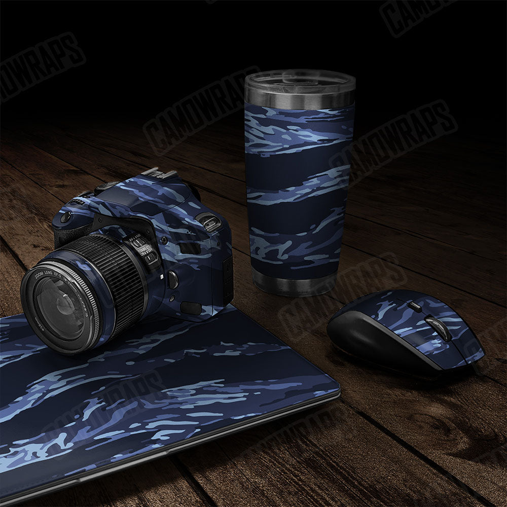 Vietnam Tiger Stripe Blue Urban Night Gear Skin Vinyl Wrap