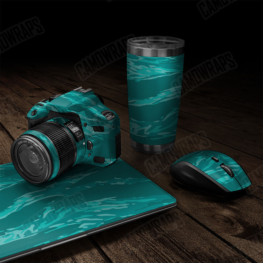 Vietnam Tiger Stripe Elite Tiffany Blue Gear Skin Vinyl Wrap