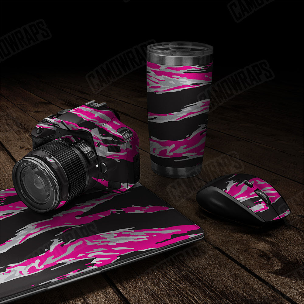 Vietnam Tiger Stripe Magenta Tiger Gear Skin Vinyl Wrap
