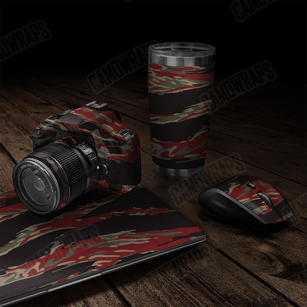 Vietnam Tiger Stripe Militant Red Gear Skin Vinyl Wrap