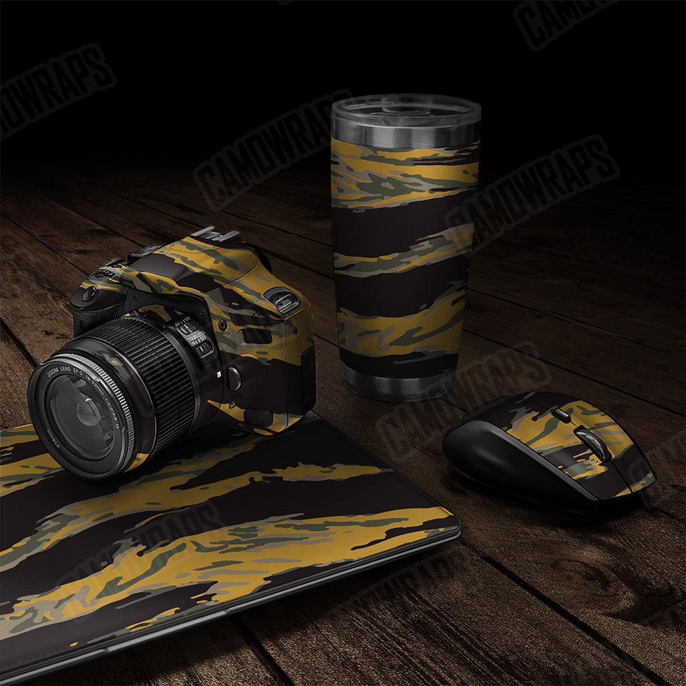 Vietnam Tiger Stripe Militant Yellow Gear Skin Vinyl Wrap