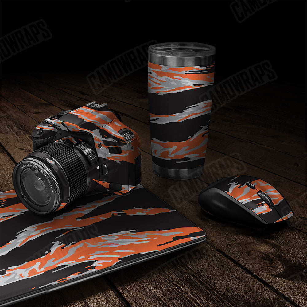 Vietnam Tiger Stripe Orange Tiger Gear Skin Vinyl Wrap
