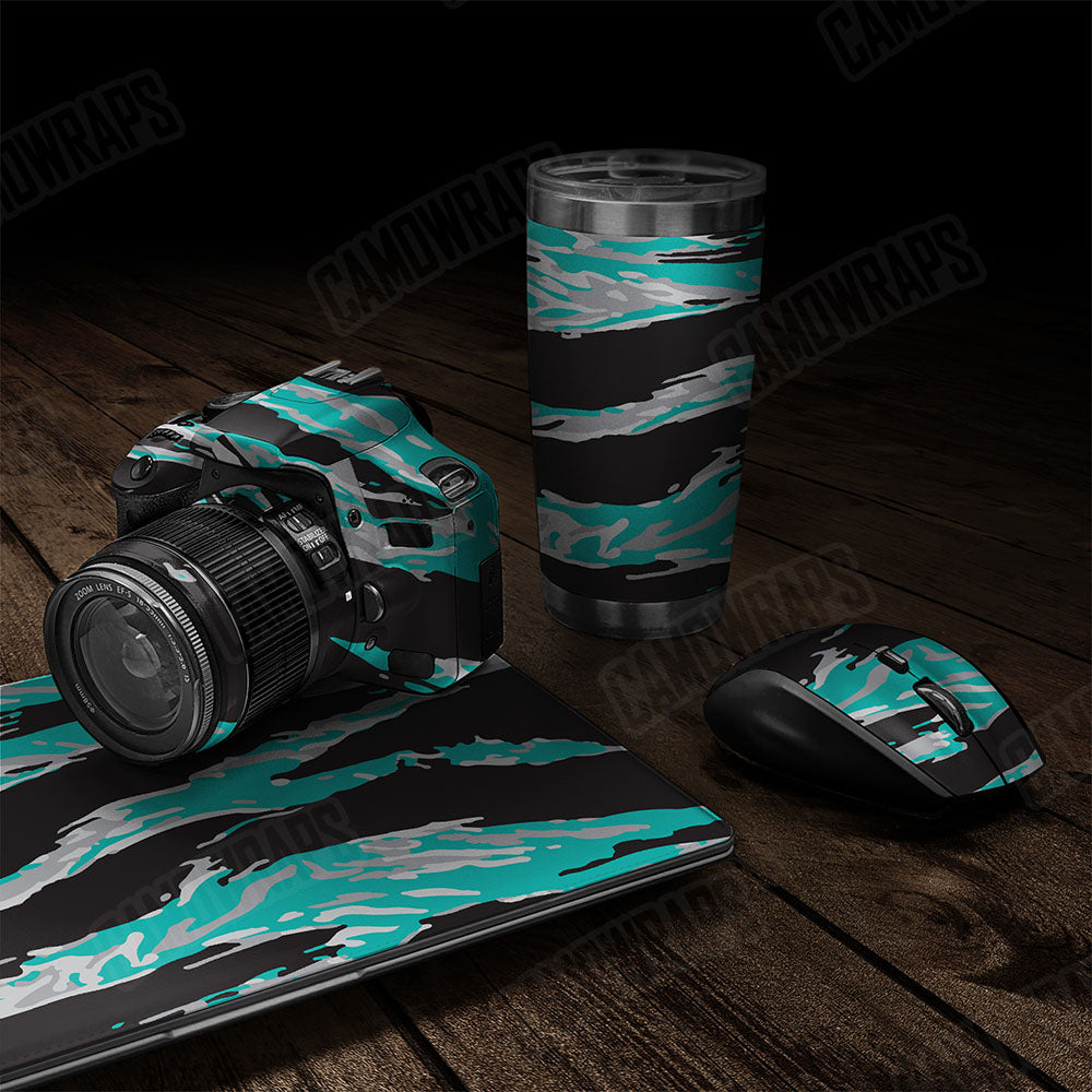 Vietnam Tiger Stripe Tiffany Blue Tiger Gear Skin Vinyl Wrap