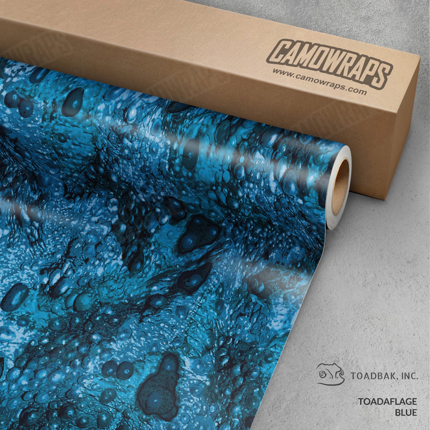 Toadaflage Blue Camo Vinyl Wrap