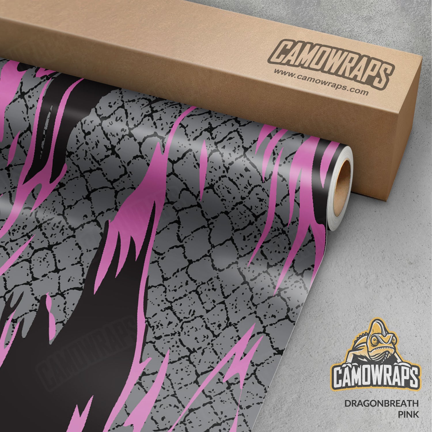 Dragonbreath Pink Gun Skin Vinyl Wrap