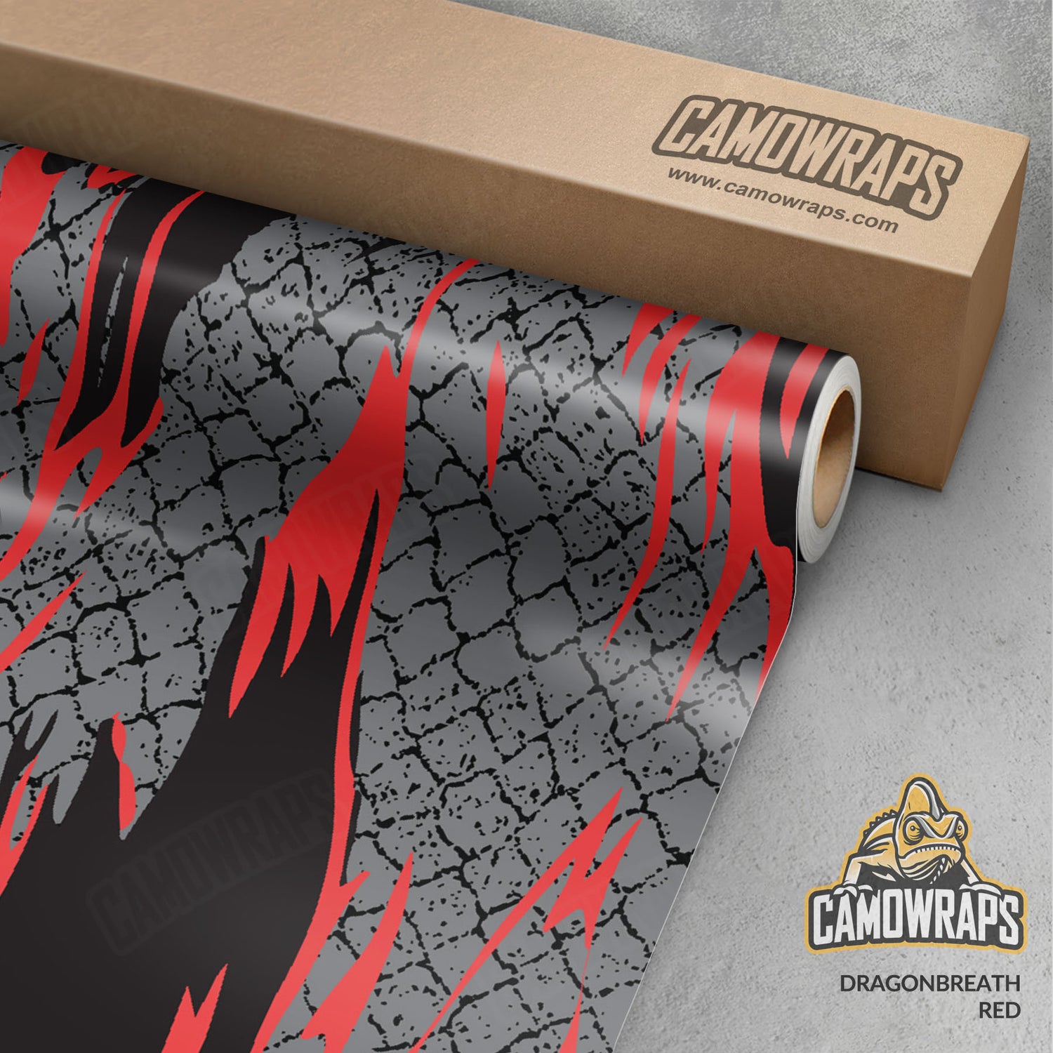 Dragonbreath Red Gun Skin Vinyl Wrap