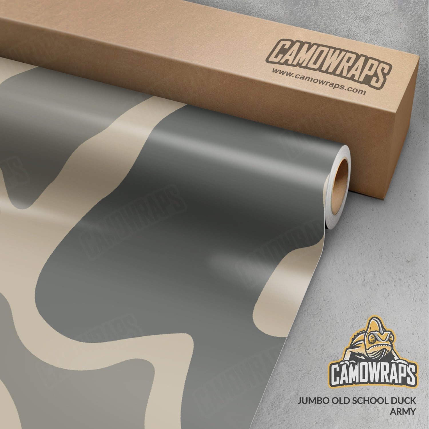 Old School Duck Army Gun Skin Vinyl Wrap