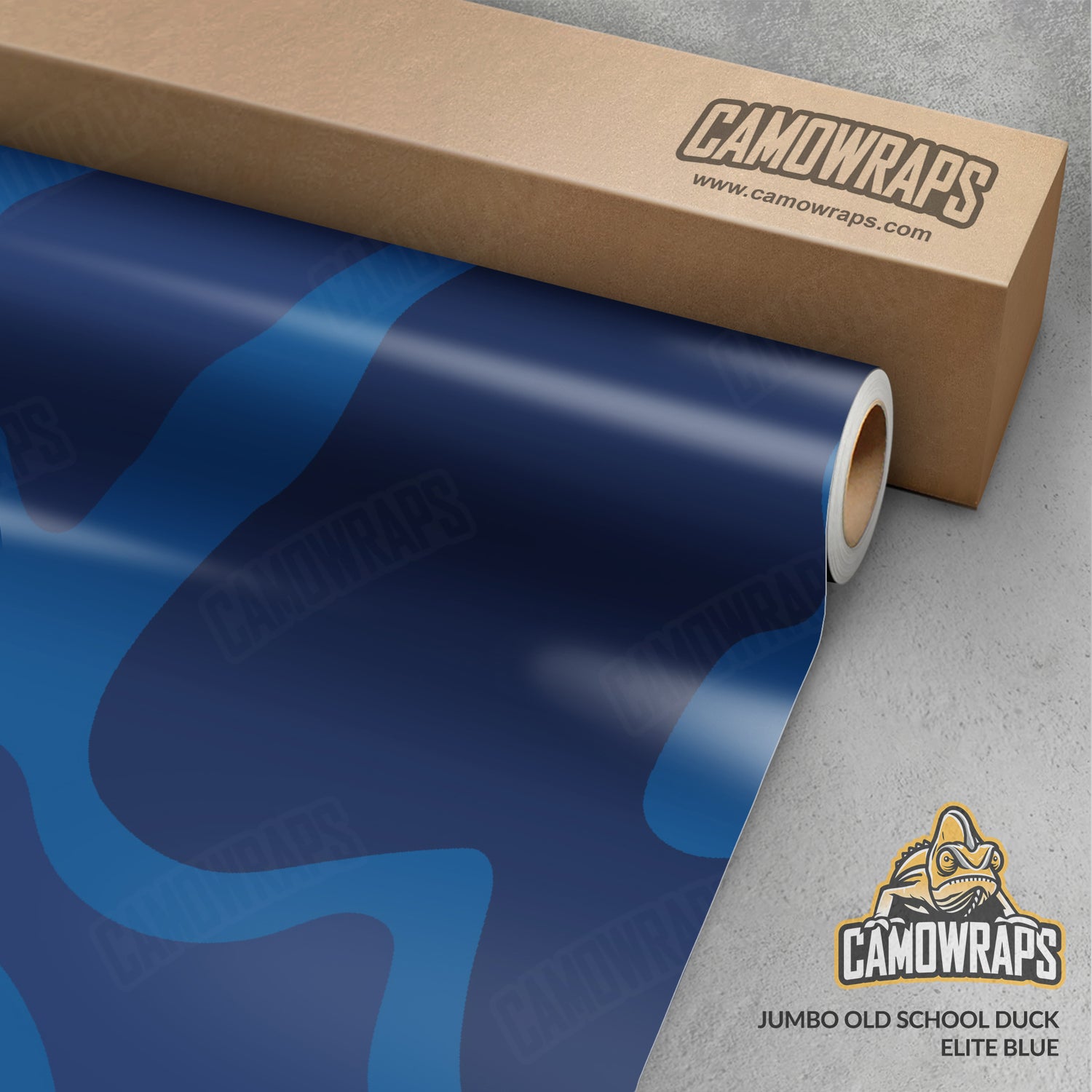 Old School Duck Elite Blue Gun Skin Vinyl Wrap