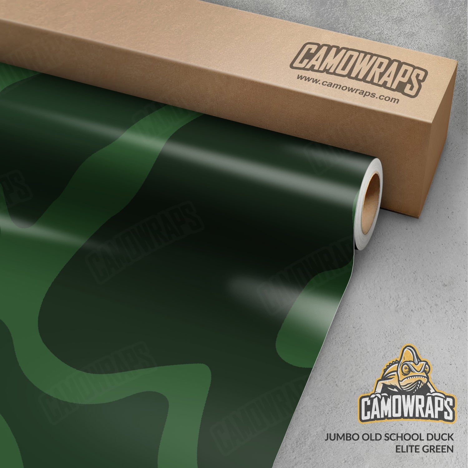 Old School Duck Elite Green Gun Skin Vinyl Wrap