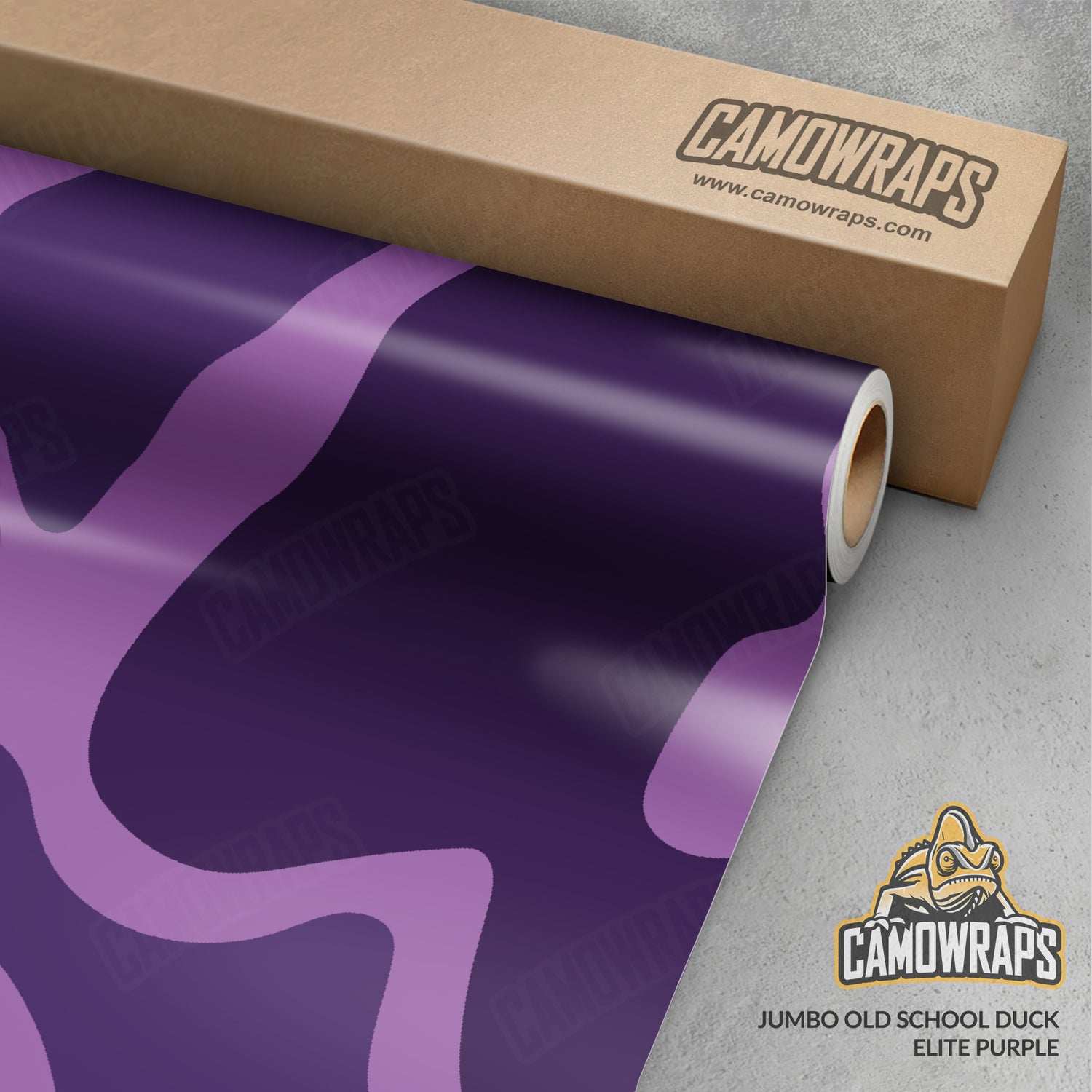 Old School Duck Elite Purple Gun Skin Vinyl Wrap