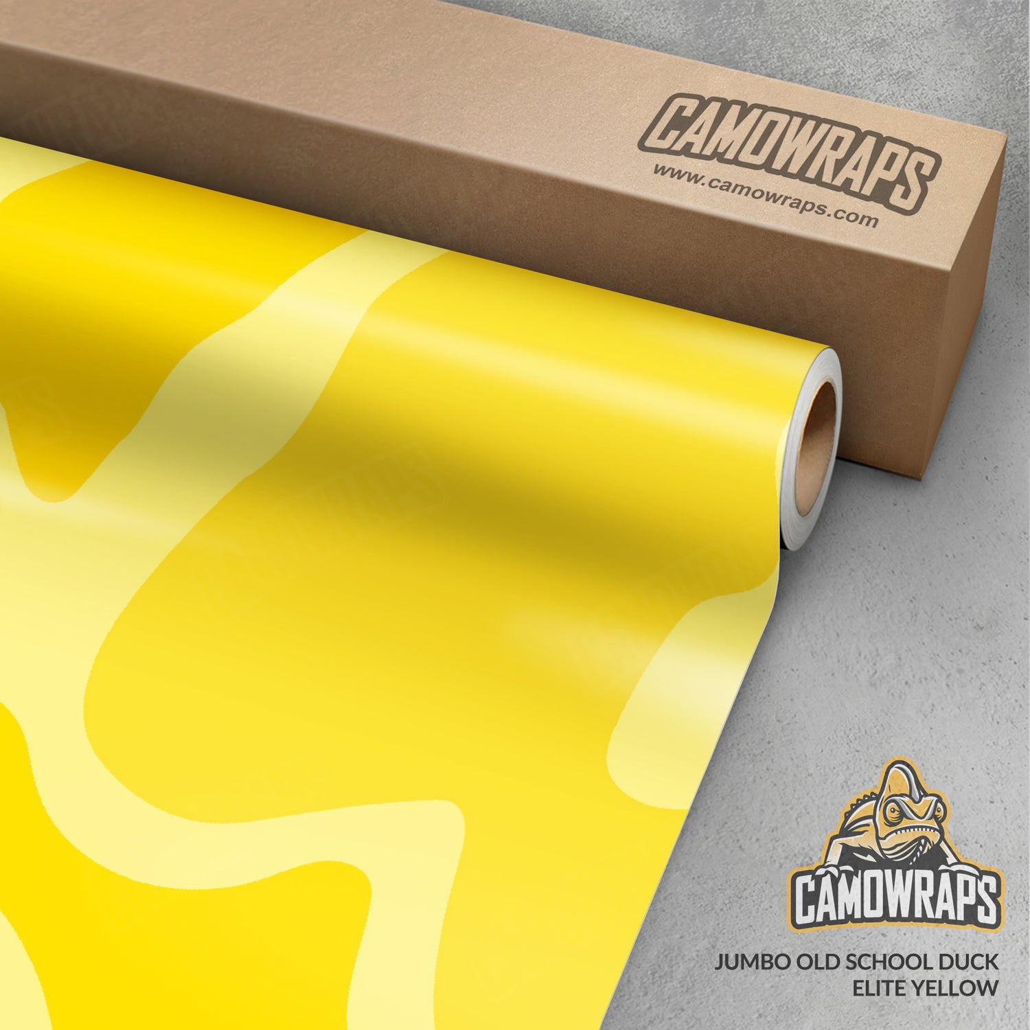 Old School Duck Elite Yellow Gun Skin Vinyl Wrap