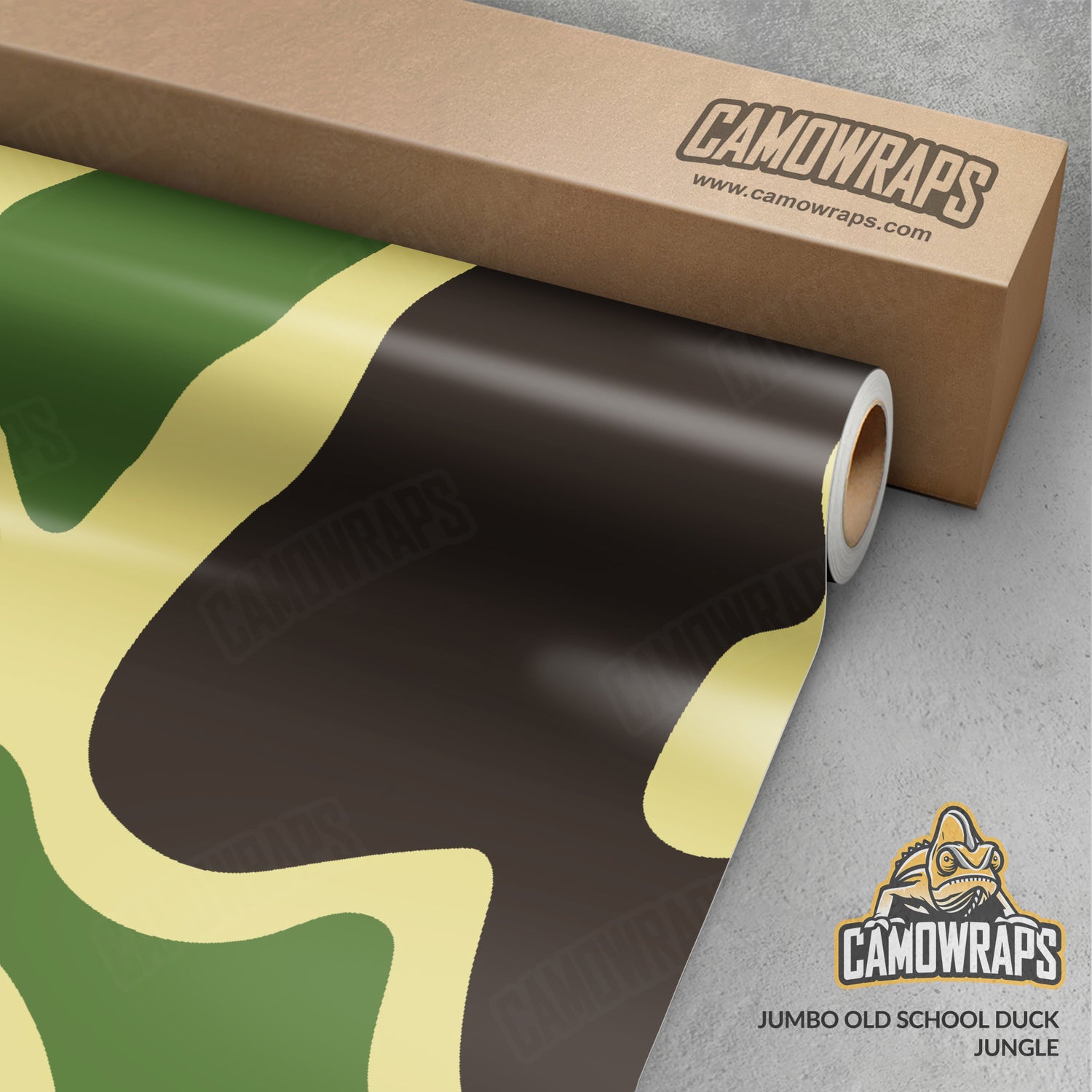 Old School Duck Jungle Gun Skin Vinyl Wrap