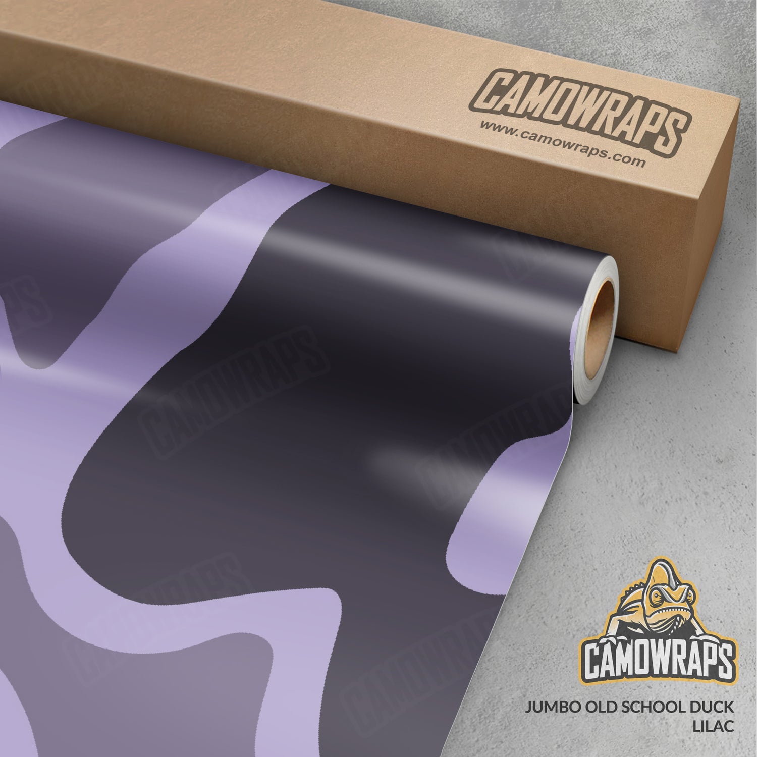 Old School Duck Lilac Gun Skin Vinyl Wrap