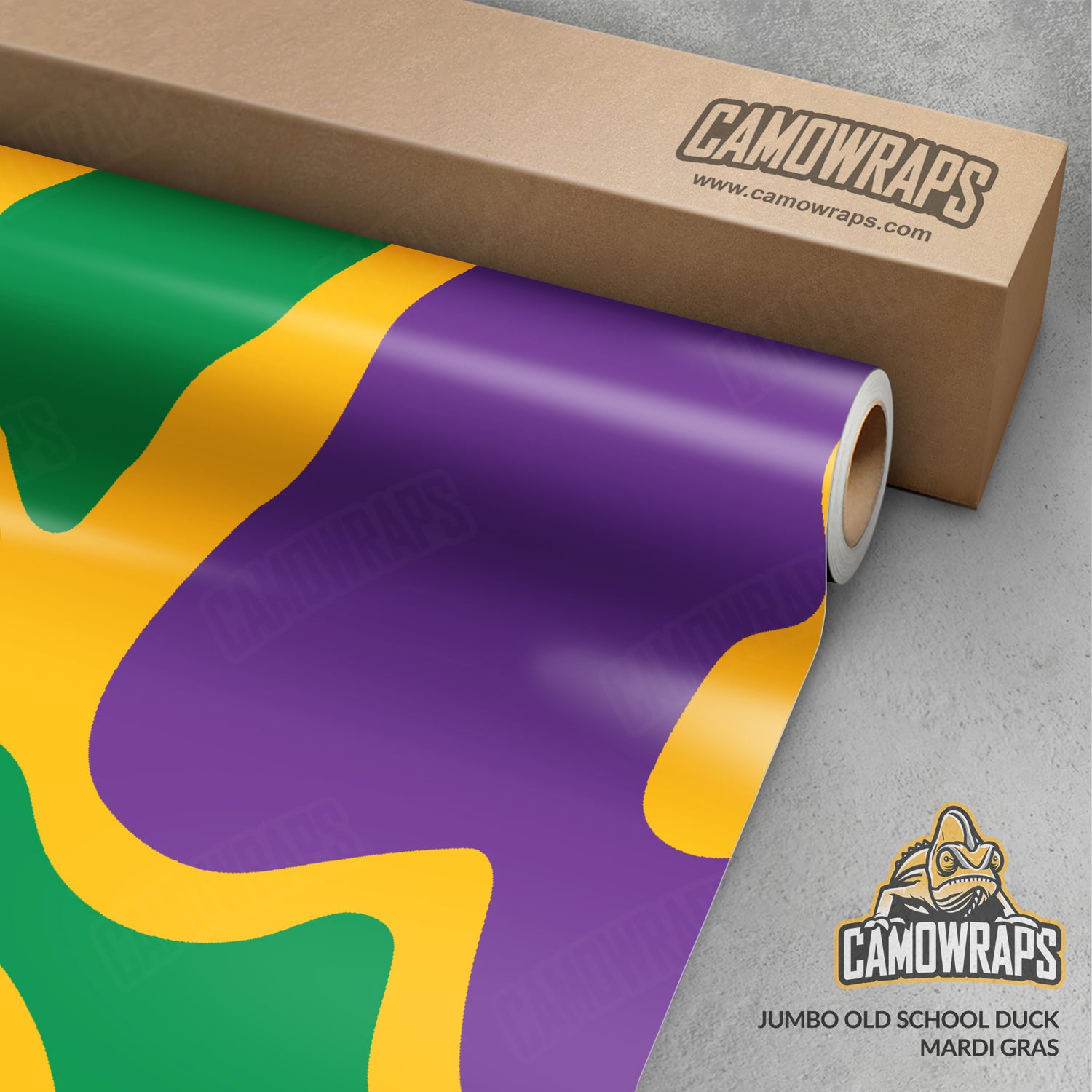 Old School Duck Mardi Gras Gun Skin Vinyl Wrap